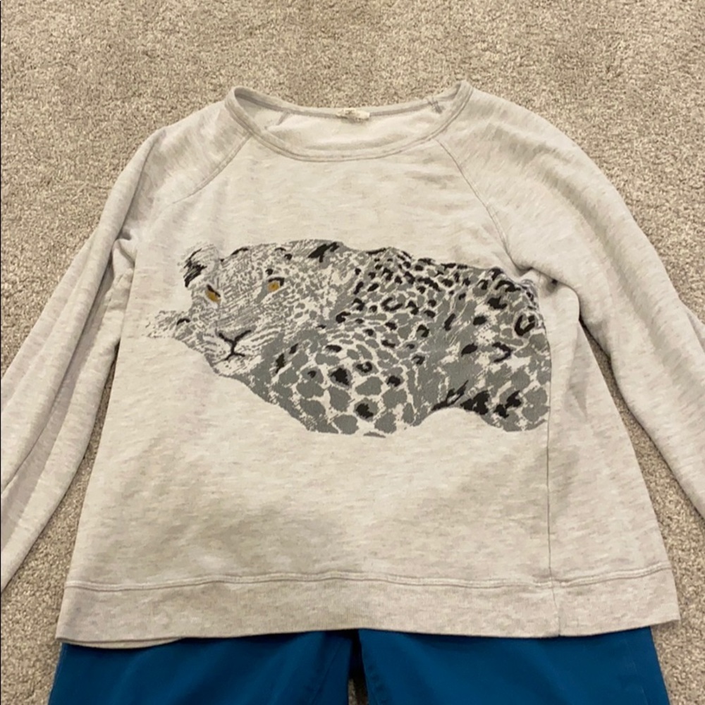Joie Leopard Sweatshirt